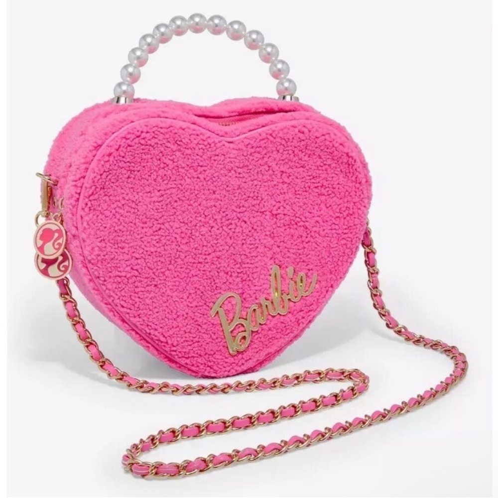 Our Universe Barbie Heart Figural Crossbody Bag - BoxLunch Exclusive
